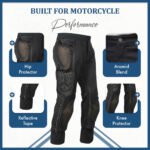 Motorcycle Riding Jeans/ Torina BlackForge Cargo Pants for Men - Image 4