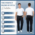 Motorcycle Riding Jeans/ Torina BlackForge Cargo Pants for Men - Image 6